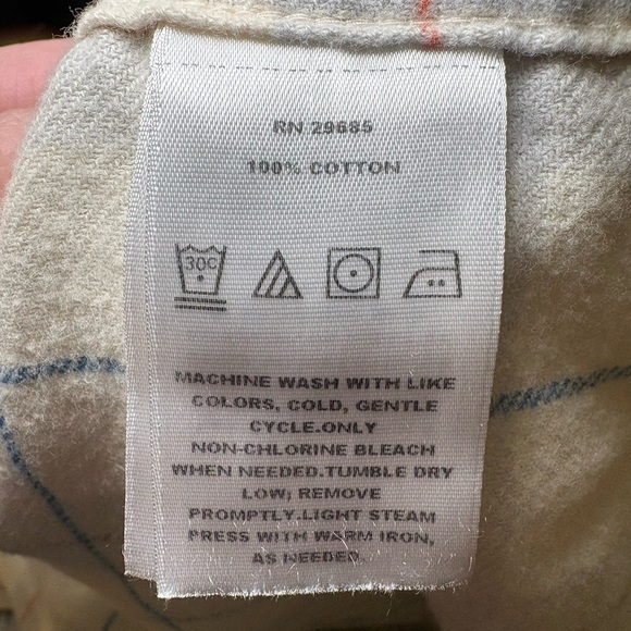 Pendleton WOMEN'S GIRLFRIEND DOUBLE-BRUSHED FLANNEL SHIRT Cream Neutral - Picture 6 of 9